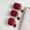 Burgundy rose love for AirPods 1 generation protective case second generation 1 generation pro1 apple bluetooth headset case