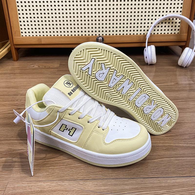 Niche board shoes women's tide autumn new student versatile sports leisure Dexun white shoes