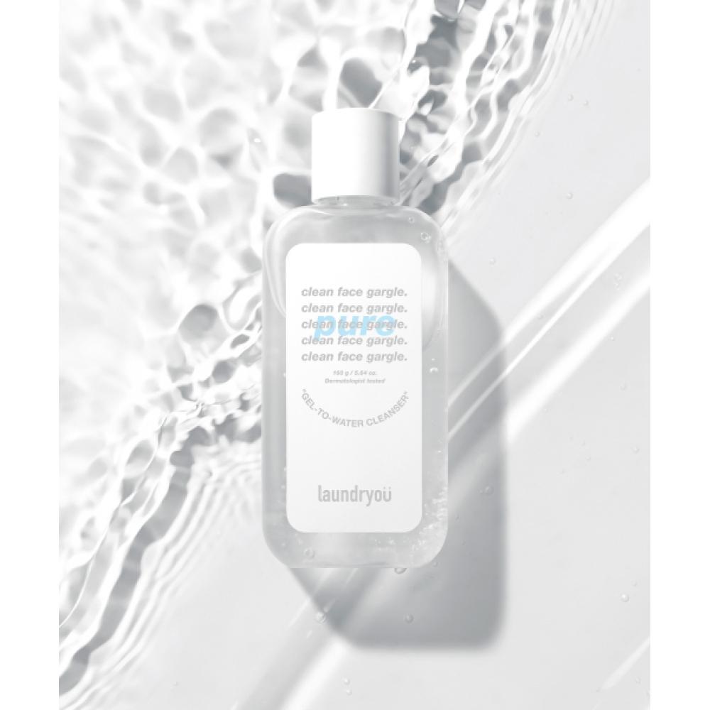 Laundryou Clean Face Gargle Gel To Water Cleanser Pure 160g NONE