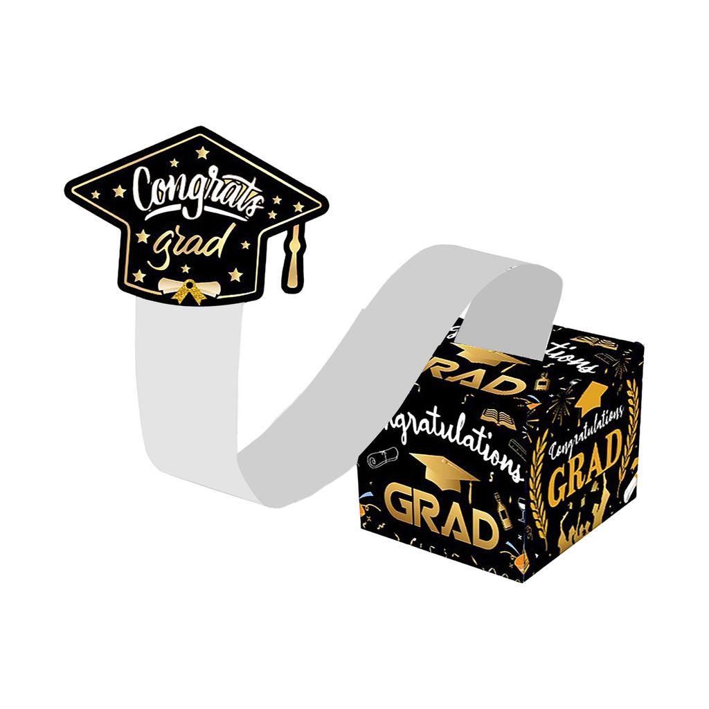Graduation Theme, Money Gift Box, Party Game, Draw Money, Surprise Box Decoration, Paper Lottery Box