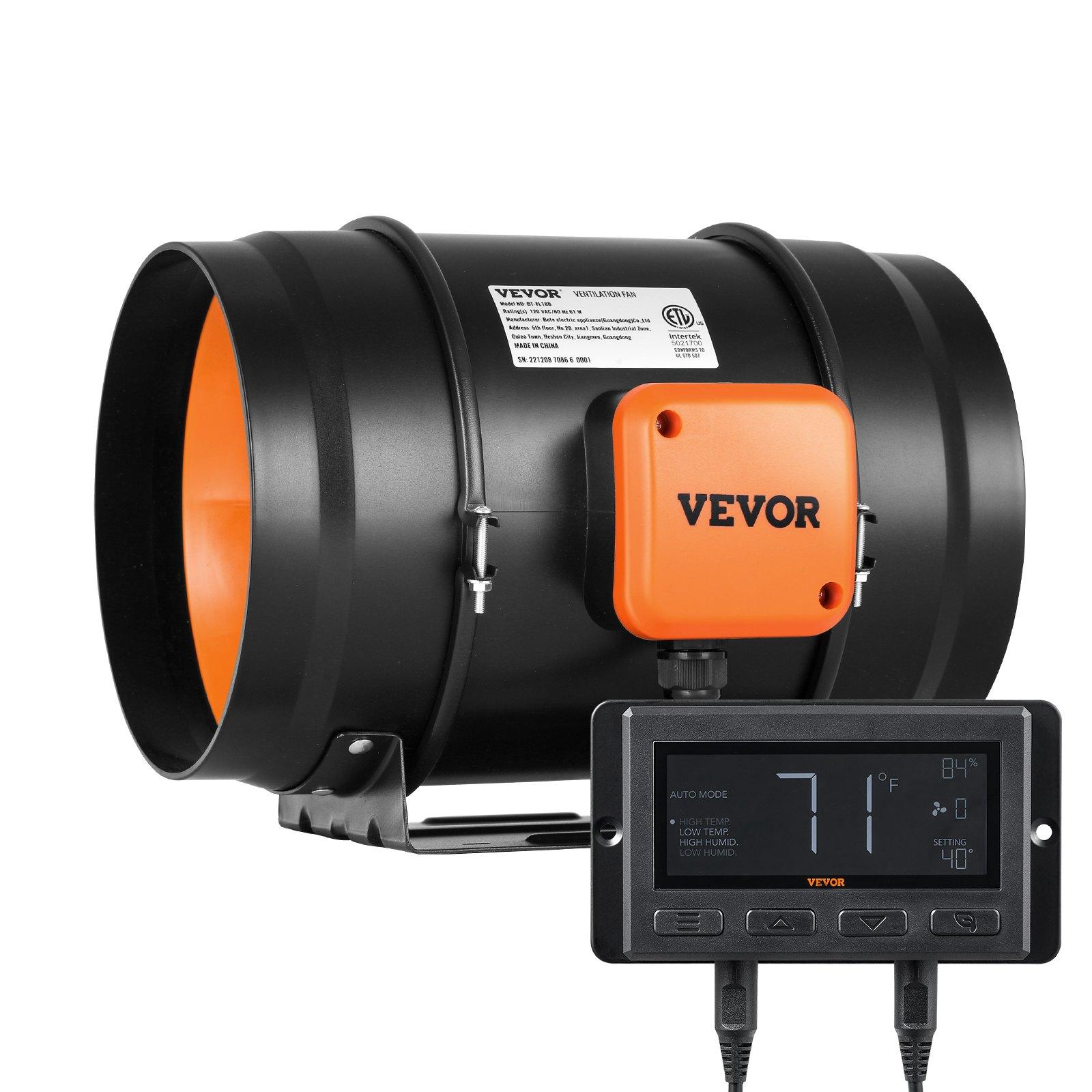 VEVOR Inline Duct Fan, 203.2mm