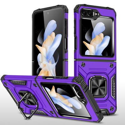 Samsung Galaxy Z Flip 5 Flip5 Zflip5 5G Telefon Aksesuarları Katlanır Kapaklar için Ağır Zırh Kılıfı