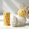 3D Geometric Hollow Egg Candle Silicone Mold DIY for Plaster Wax Gypsum Aroma Diffuser Stone Craft Home Decor Gift