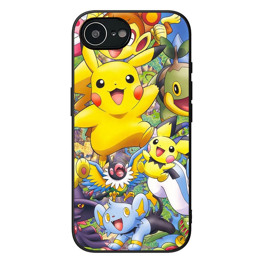 Soft Cover for Xiaomi Redmi 15 9A 9C NFC 7A 9T Note 9 8 7 8T 15c A5 Coque Phone Case Squirtle P-Pokemons GO P-Pikachus