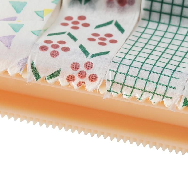 1 Pc Washi Tape Special Creative Cutter Office Stationery Sorting Ledger Transparent Tape Holder Storage Cutter Box