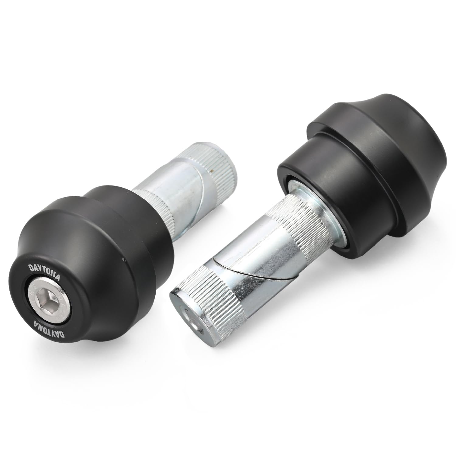 

Daytona Heavyweight Bar End Mirror Adapters for Motorcycles, Universal Fit, 17-19 Inner Diameter, Left and Right Set, 32501