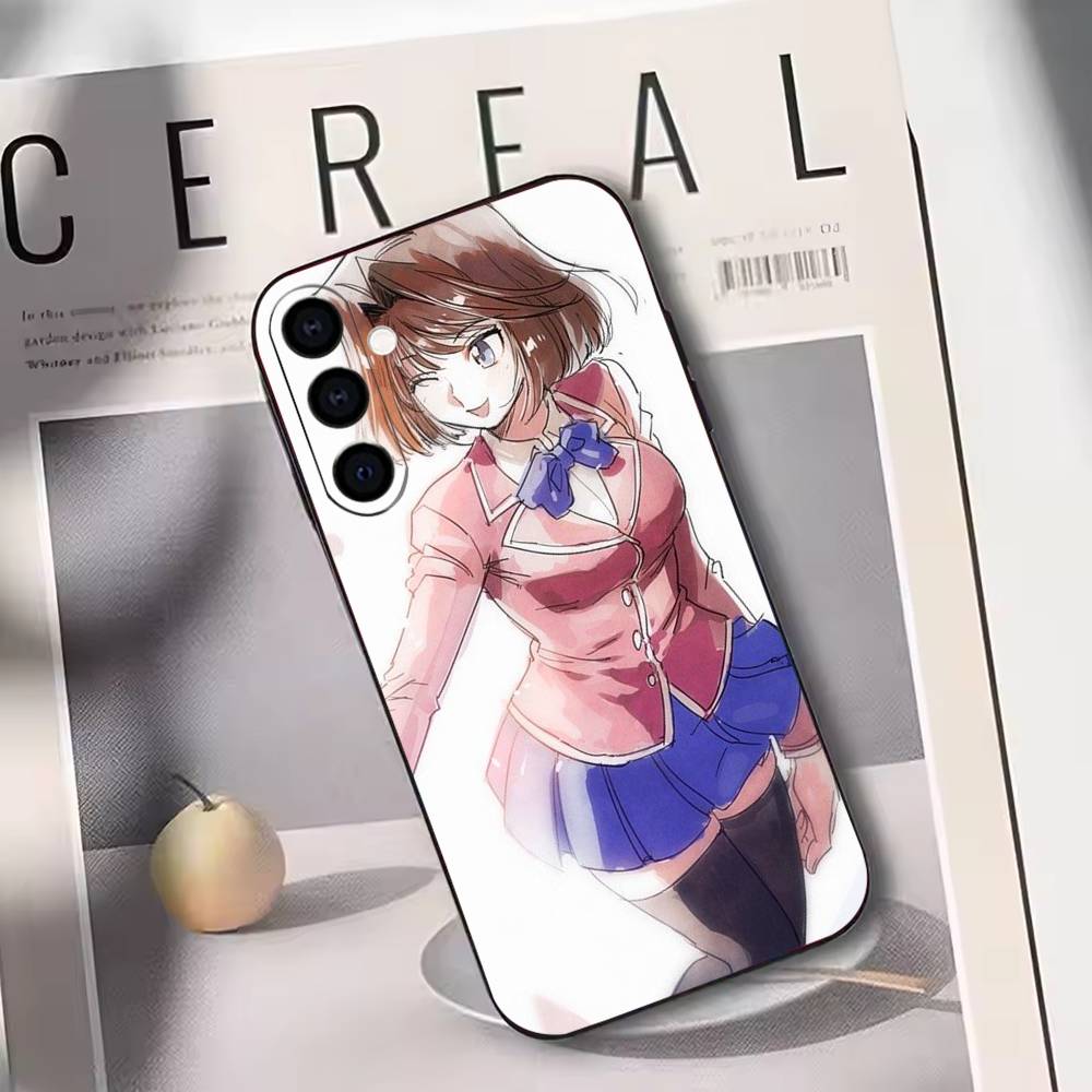 

Yu-Gi-Oh Anzu Mazaki Phone Case Black Silicone Soft For Samsung Galaxy A73,A72,A71,A70,A53,A52,A51 Samsung a71 4g