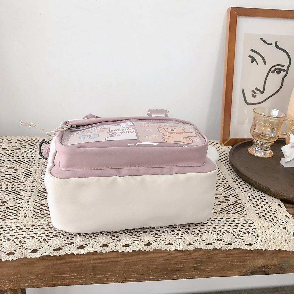 Roztomilé batohy v korejském stylu Kawaii Dámské Tašky přes rameno pro dospívající dívky Školní batoh Květinový cestovní ruksak