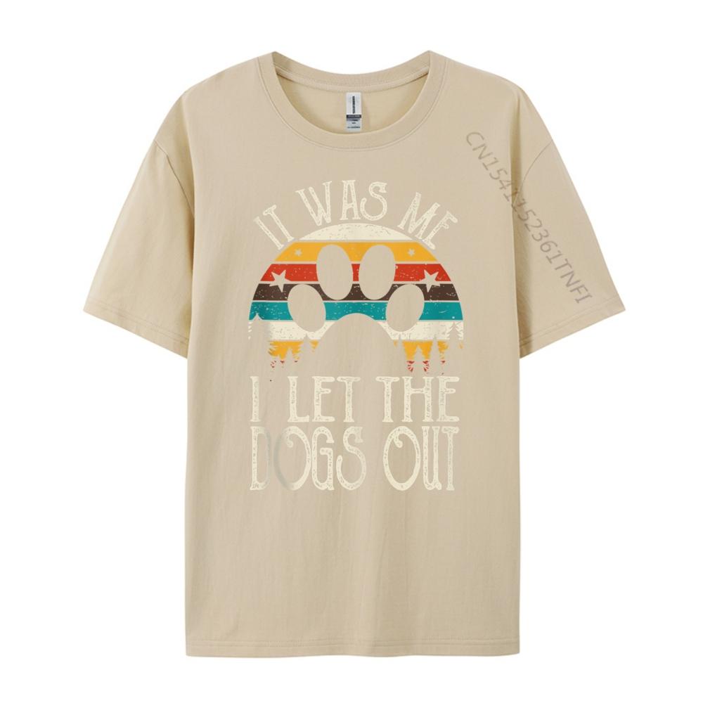 It Was Me I Let The Dogs Out Puppy Luxury Designer Shirts For Men Party