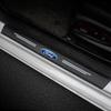 Car Sticker Hot For Ford Car Door Sill Protector Sticker Carbon Fiber Threshold Strip For Ford Ecosport Edge Figo Flex Focus Fus