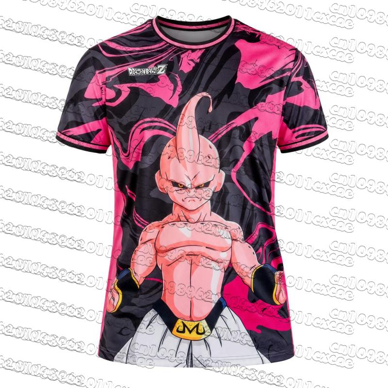 Dragon Ball Black Goku Men T‑Shirt Manga Collage 3D Anime Print Summer Short Sleeve Sport Outfit Unisex Casual Tops