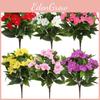 Fake Balsamine Flower Artificial Arrangement For Outdoor Garden Decor Wedding Photography Props