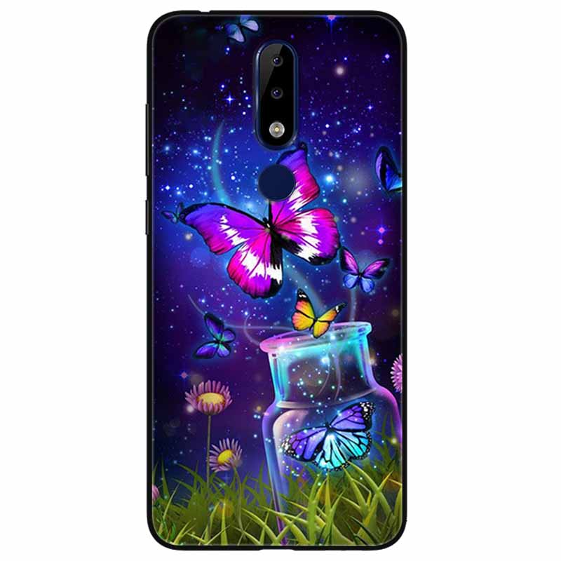 For Nokia 5.1 Plus Case Soft Silicone Cartoon Fashion TPU Phone Cases for Nokia X5 Cover 5.1Plus Cute for NokiaX5 Protective