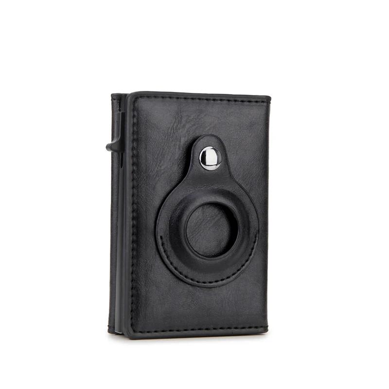 Rfid Credit Card Holder Men Wallets for Airtag Slim Thin Bank Cardholder Case Travel Minimalist Wallet for Apple Air Tag Tracker