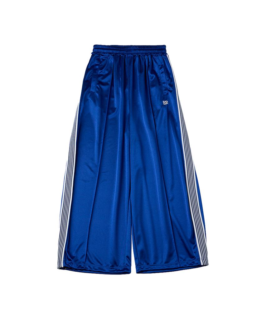 Dangled Drop Dgdp Balloon Fit Curved Line Track Pants_Blue