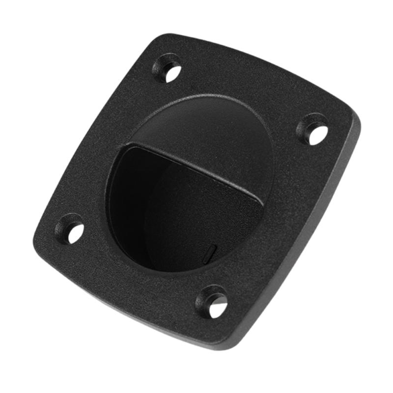 Marine Hatches Pull Handle Steel Black Coated Ergonomic Boat Handle Marine Flush Hatches Handle for Boat Application 1