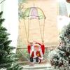 Elektrische Kletterleiter Weihnachtsmann mit Perlen - Grenzüberschreitende Weihnachtsdekoration und Kindergeschenk für Einkaufszentren