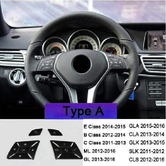 Skirta Mercedes Benz Mygtuko Užklijuojama Plokštelė CLA GLA GLE GLK A B C E Klasė ML GL W176 W246 W242 W204 W205 W212 C117 X166 X204 X156