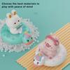 Bath Swimming Piggy Bunny Toy for Baby Toddler Wind Up Chain Bathing Water Toy Swimming Bathtub Pool Rabbit Pig for Boys Girls