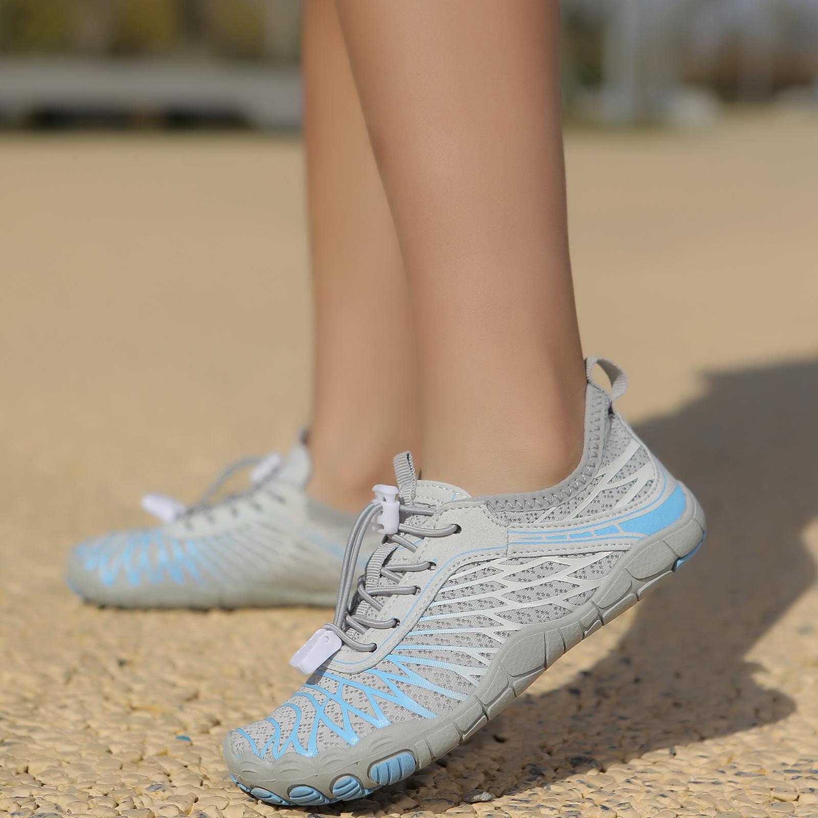 

Детская нескользящая быстросохнущая пляжная и водная обувь - Прочная, устойчивая к порезам, в стиле носков для босиком 31