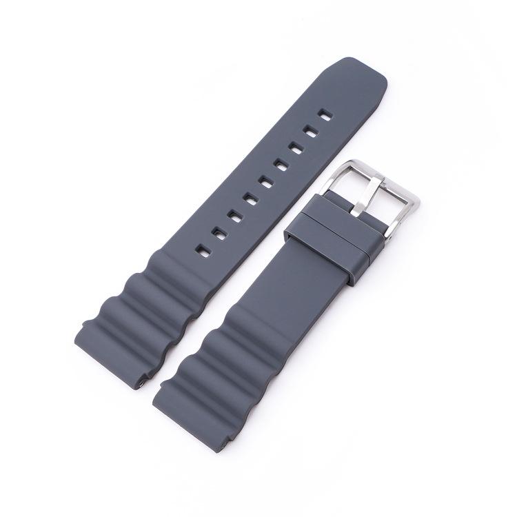 Watch Band for Rolex Business 20mm 22mm Waterproof Diving Mens Silicone Bracelet for Seiko SKX007 Sports Wristband for Citizen