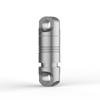 1Pc Titanium Alloy Edc Pocket Tool Ultra-Durable Keychain With Rotating Buckle For Men Compact Waist Belt Keyring, Perfect For O