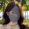 Ice Silk Face Cover Full Face Sunscreen Mask New Face Scarves