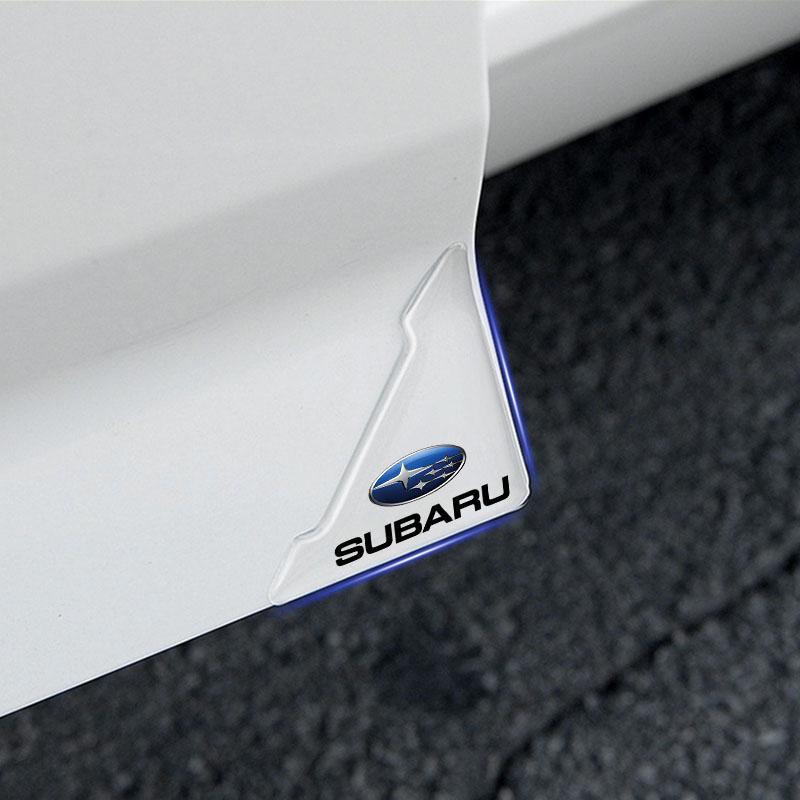 2 Stück Auto Tür Eckabdeckung Kratzschutz Aufkleber Styling Für Subaru Impreza Legacy WRX STI BRZ Forester Ascent Levorg XV