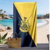 Asciugamano da Spiaggia con Stampa del Newcastle United Football, Asciugamano Grande Morbido ad Asciugatura Rapida per Spiaggia Campeggio Nuoto