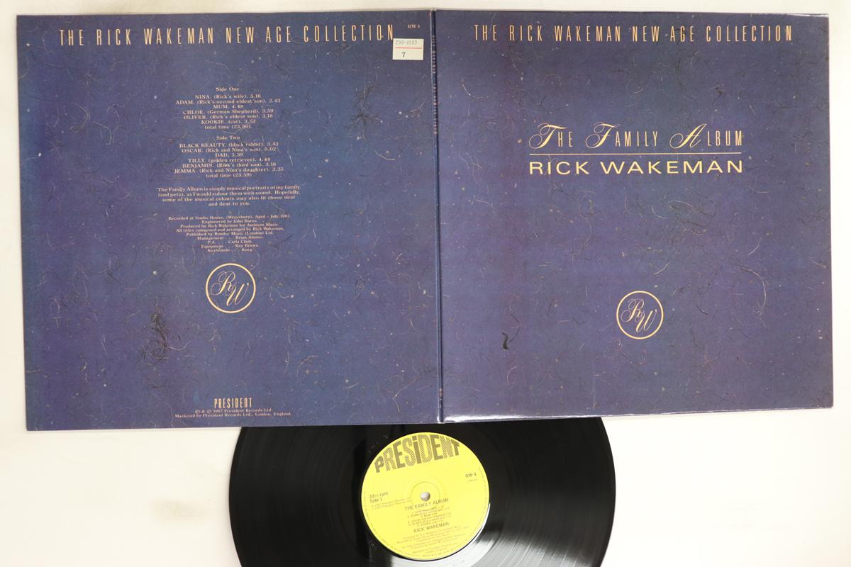 

LP Record RICK WAKEMAN - Family Album RW4 PRESIDENT 1987 UK Rock Used