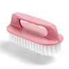 Small Plastic Brush With Stiff Bristles - Multi-Purpose Household Brush For Cleaning Shoes, Clothes, And More