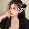 Big Skeleton Hand Flower Hairclip Novelty Hair Grip Women Party Headpiece Hair Decorations Photo Accessories