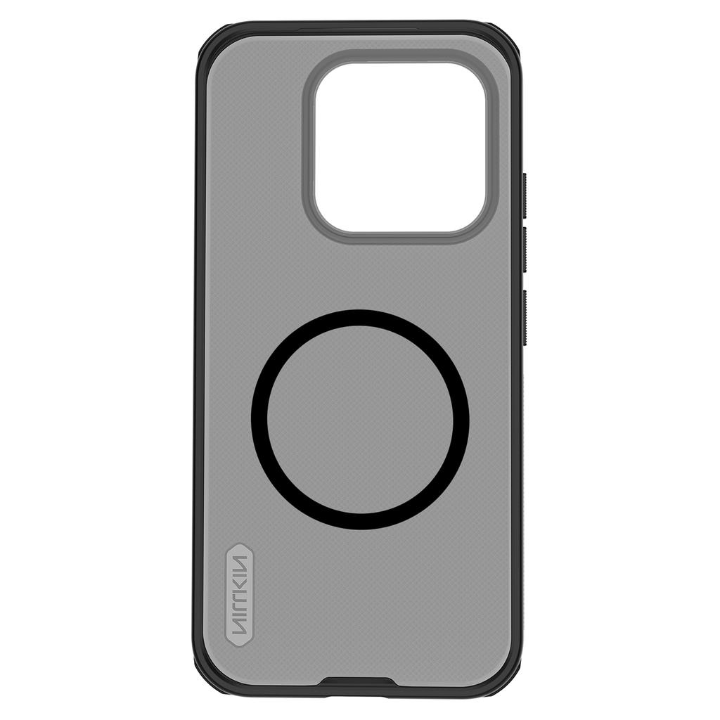 NILLKIN Super Frosted Shield Pro pre Xiaomi 17 Magnetický kryt Matný PC TPU Priehľadný čierny Zadný kryt telefónu