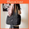Street Style Nylon Bag For Women Large Capacity Crossbody Travel Purse With Zipper