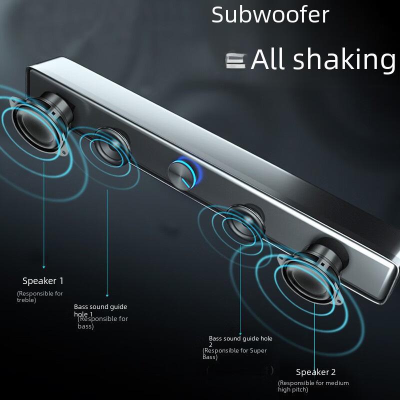 Mini stolní reproduktor SADA V-193 se subwooferem pro PC, notebook a mobilní telefony