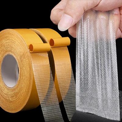 Sale Supersterke Fixatie Dubbelzijdige Tape Heavy Duty Transparant Gaas Waterdicht Spoorloos Krachtige Raster Tapijt Plakband