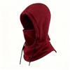 Cagoule d'hiver unisexe: Masque facial chaud et coupe-vent avec protection pour les oreilles et le cou pour le cyclisme par temps froid