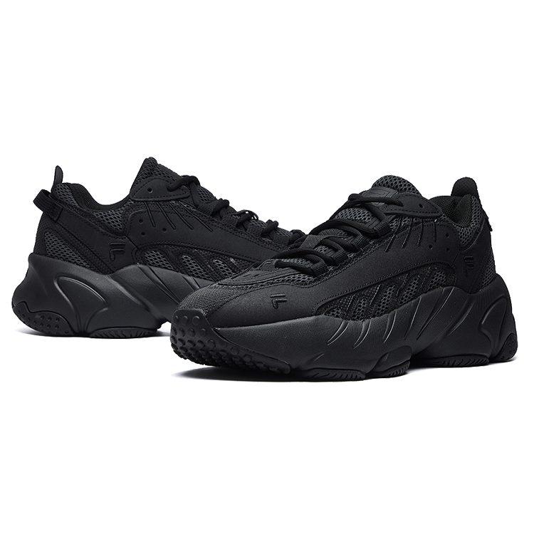 FILA Ade Coverage Low top Casual City Commuting Running Shoes Men's Black F12M031104FBK