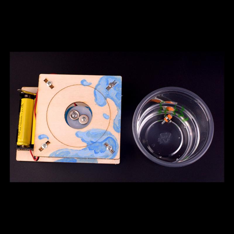 1 Set Primary School Children'S Fun Toys Physics Electric Water Science Toy Tornado Handmade Class Teaching Aids