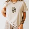 Dark Feminine Manifestation Nature Illustration Tee, Divine Feminine Botanical Field Guide Shirt, Spiritual Gift, Comfort Colors® Unisex