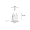 Korean Sweet Lace Hollow Knitted Shoulder Bag Large-Capacity Holiday Casual Tote Bag