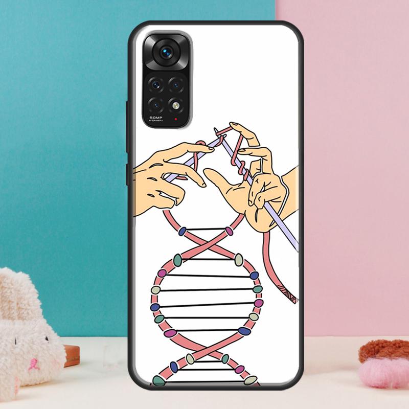 Science DNA Chemistry Case For Xiaomi Redmi Note 14 13 12 Pro 11 9 10 9S 10S 11S 12S Redmi 14C 13C 10C 12C Cover
