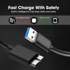Type A Male To Micro B Fast Data Sync Cord 100W USB 3.0 High-speed Data Transfer Cables for Samsung Hard Disk HDD SSD Sata Cable