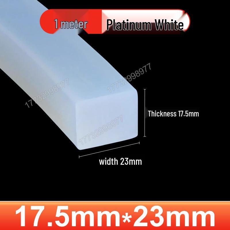 High-Temperature Resistant Transparent Silicone Rubber Sealing Strip