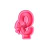 Bowknot Baking Molds Bow Number Silicone Mould Handmade Epoxy Resin Casting Molds DIY Cake Chocolate Decorating Tool