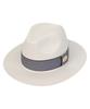 Yunibeosyeolkemiseuteuli Stripe Line Basic White Fedora Summer Fedora