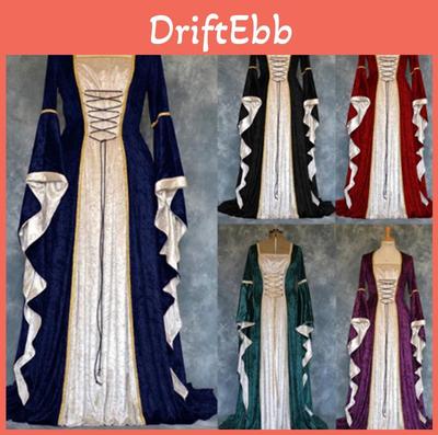 Regal Womens Renaissance Dress In Vintage Gothic Style For Cosplay And Historical Events