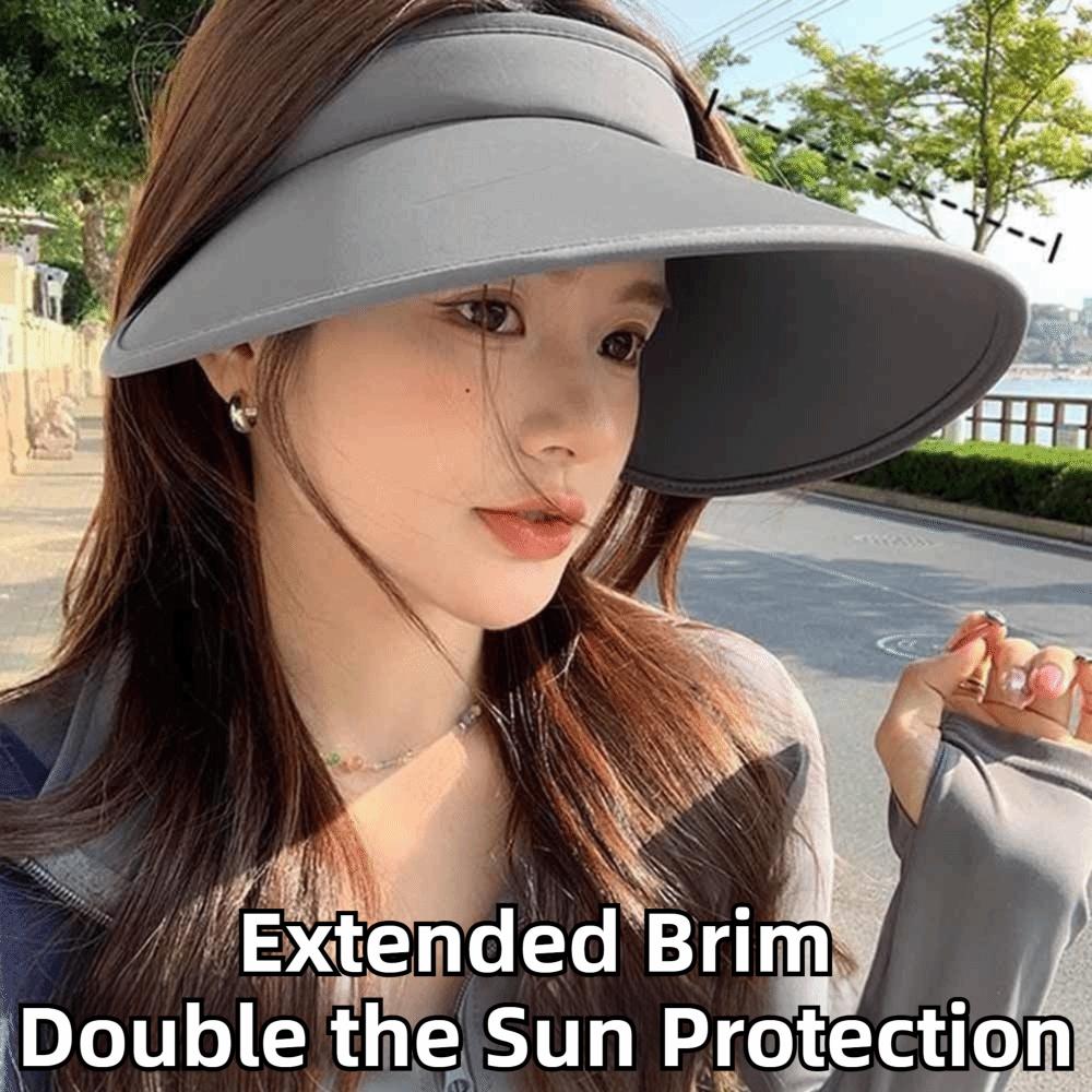 Sun Protection Foldable Shawl Hat Breathable Outdoor Bucket Hat Women's Sun Hat  Sun Protection