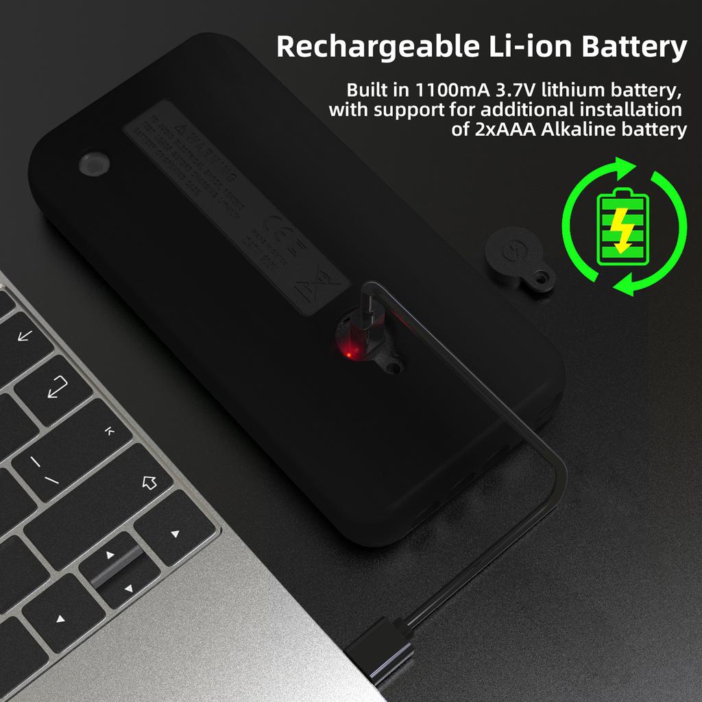 BSIDE Digital Multimeter Infrared Thermometer LCD Color Display Handheld Multimeter 9999 True RMS Professional Voltage