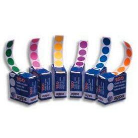 Boite pastilles rondes 15mm rouge